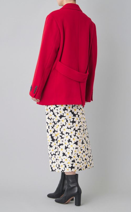 ウールダブルショートコート