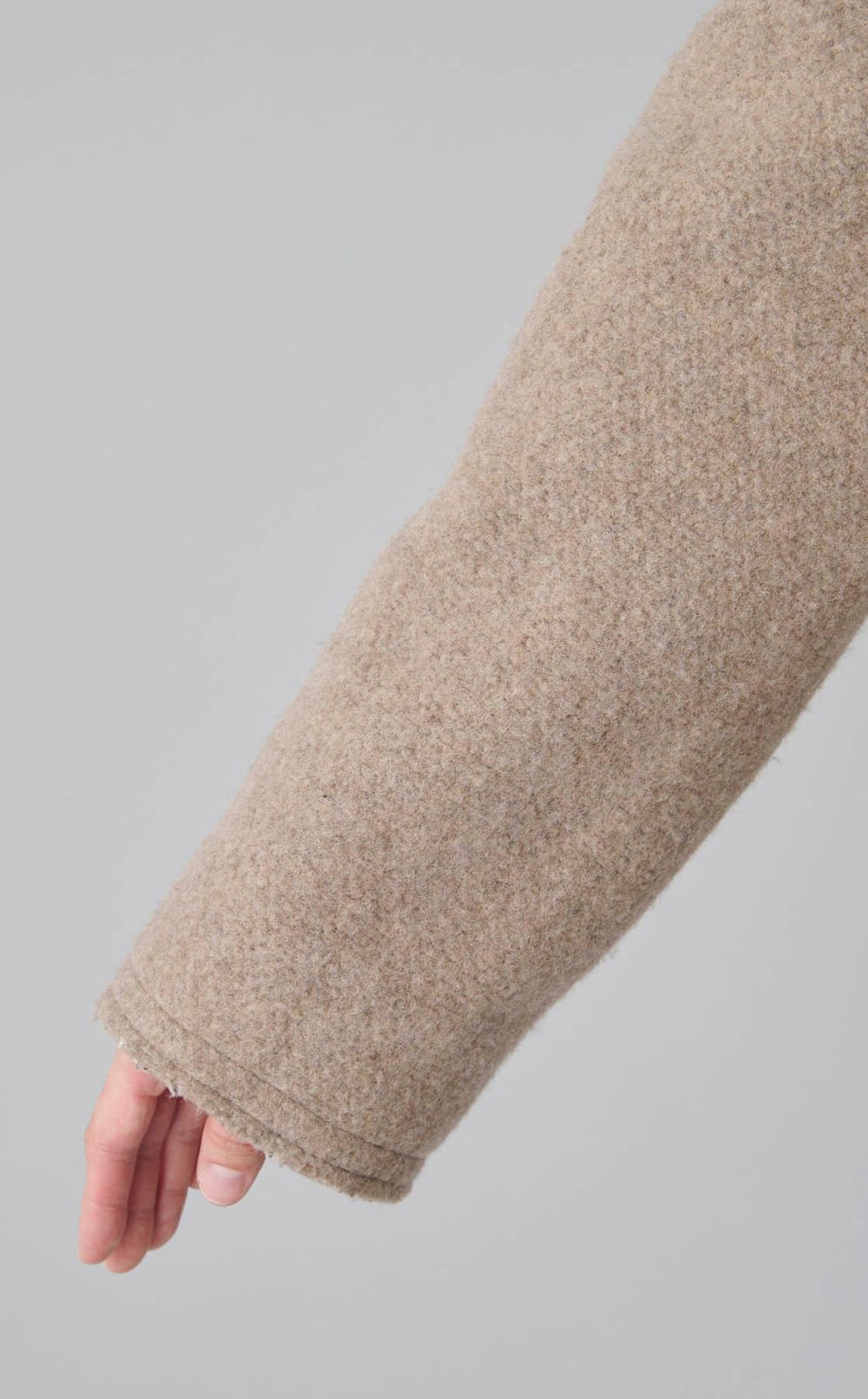 スライバースタンドカラーブルゾン