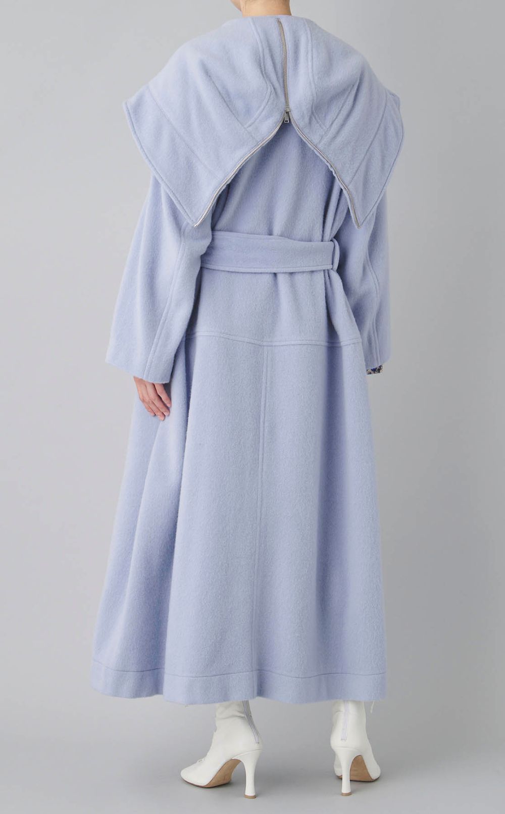 フーディーロングコート