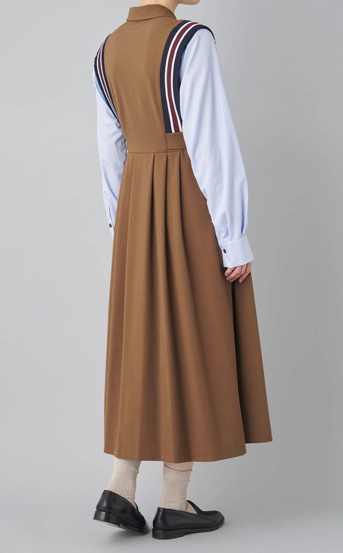 リブラインミックスワンピース