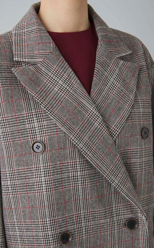 オーバーサイズジャケットコート