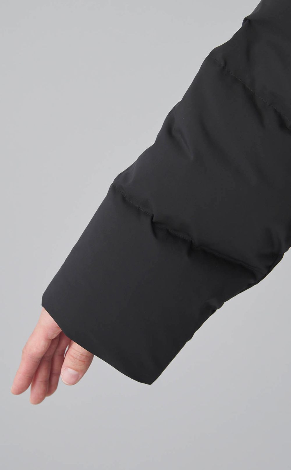 ノーカラー中綿ブルゾン