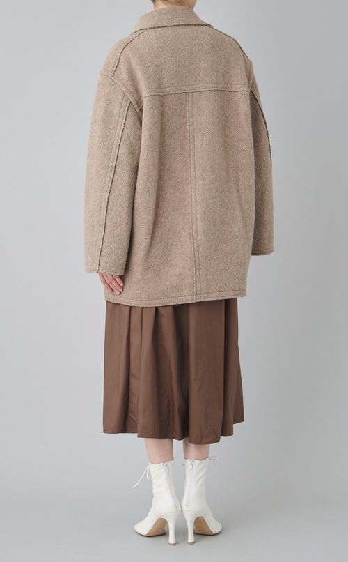 スライバースタンドカラーブルゾン