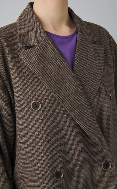 オーバーサイズジャケットコート