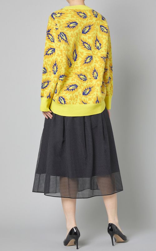 ボタニカルニットプルオーバー