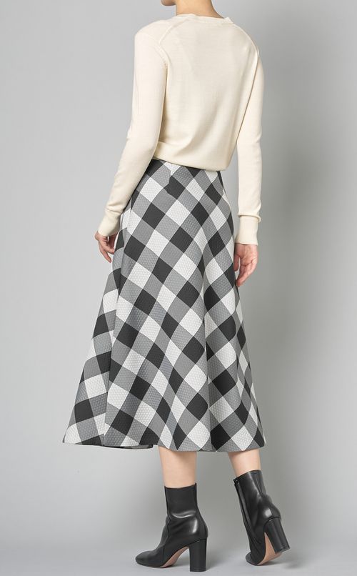 マトラッセジャガードフレアスカート