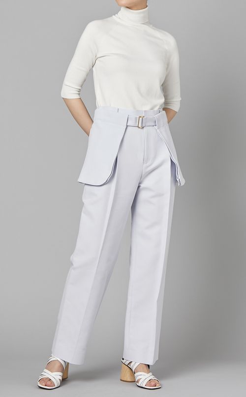 コットンダブルクロスポケット付パンツ