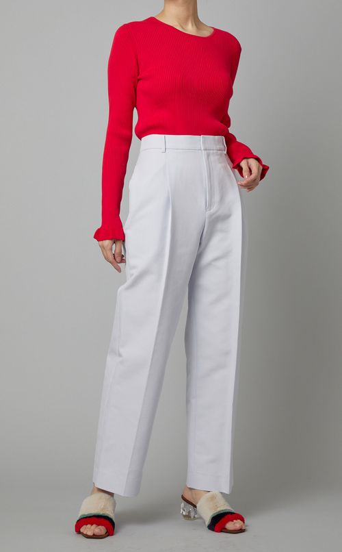 コットンダブルクロスポケット付パンツ