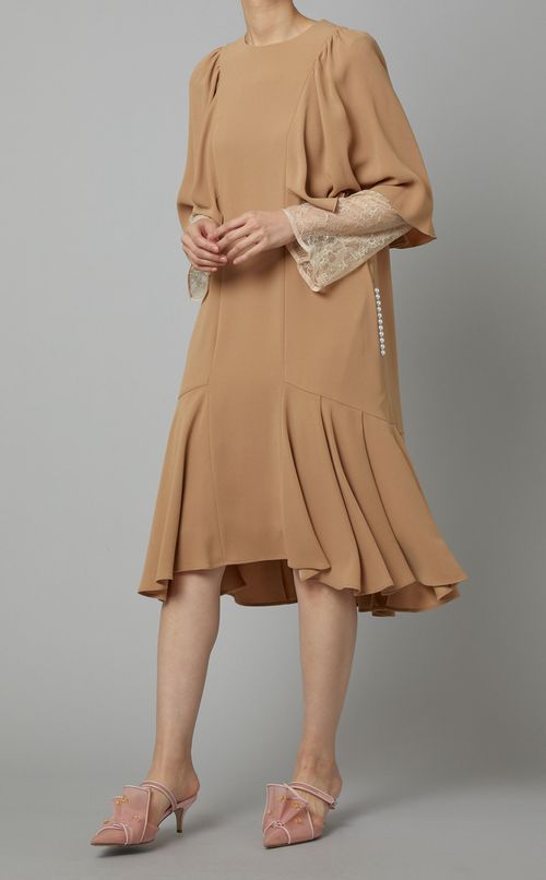 パール付レースワンピース