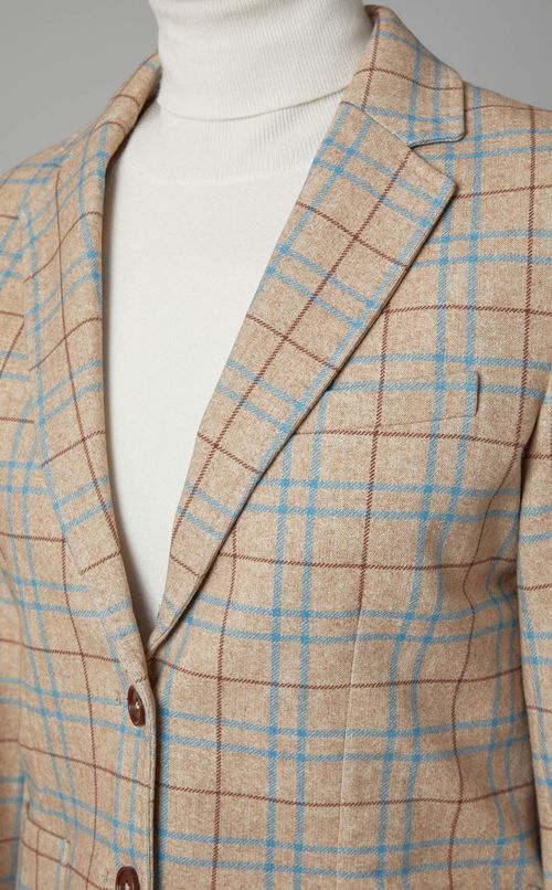 マルチチェックジャケット