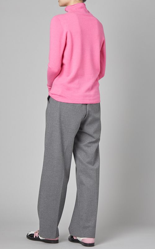 ソフトウールタートルネックニット