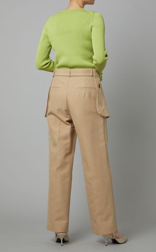 コットンダブルクロスポケット付パンツ