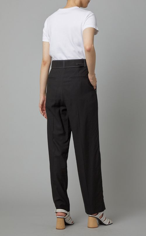 ビスコースツイルセンタープレスパンツ