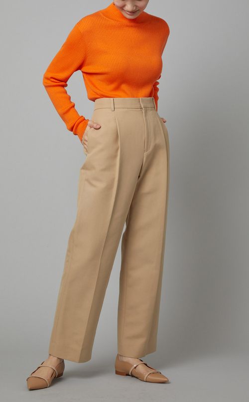 コットンダブルクロスポケット付パンツ