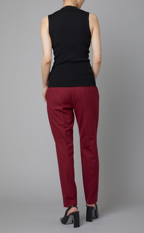 モックネックニットプルオーバー