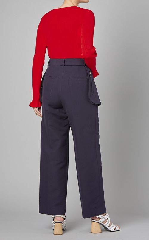 コットンダブルクロスポケット付パンツ