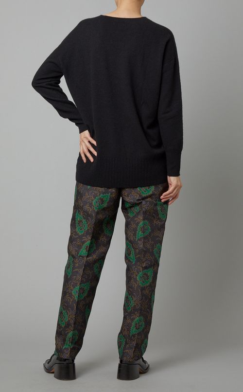 ワンタックテーパードパンツ