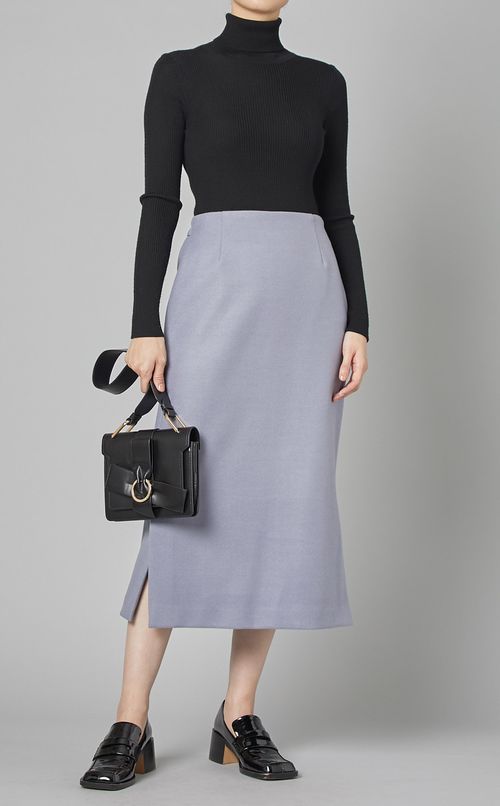 レザースクエアミニショルダーバッグ