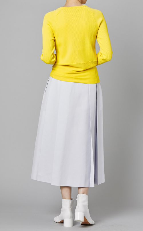 デザインヘムニットプルオーバー