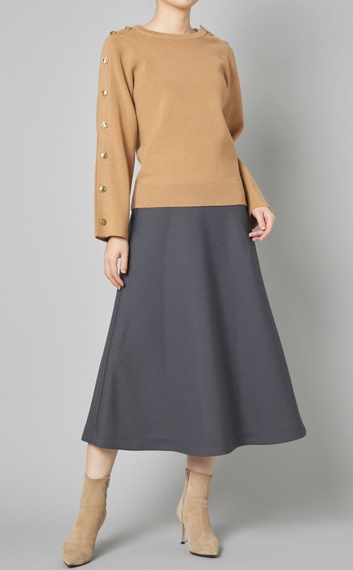 マトラッセジャガードフレアスカート