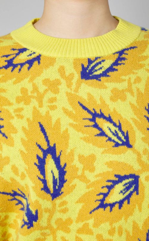 ボタニカルニットプルオーバー