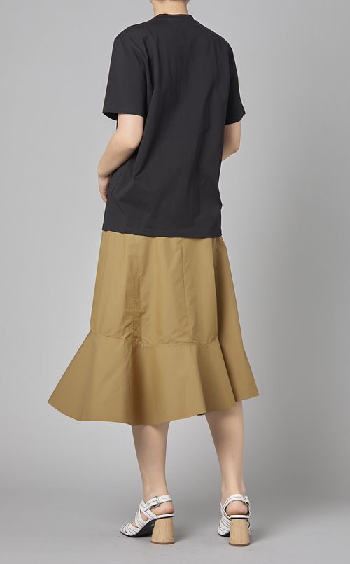 ゴールドロゴクルーネックTシャツ