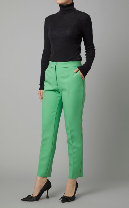 センタープレスハイウエストパンツ