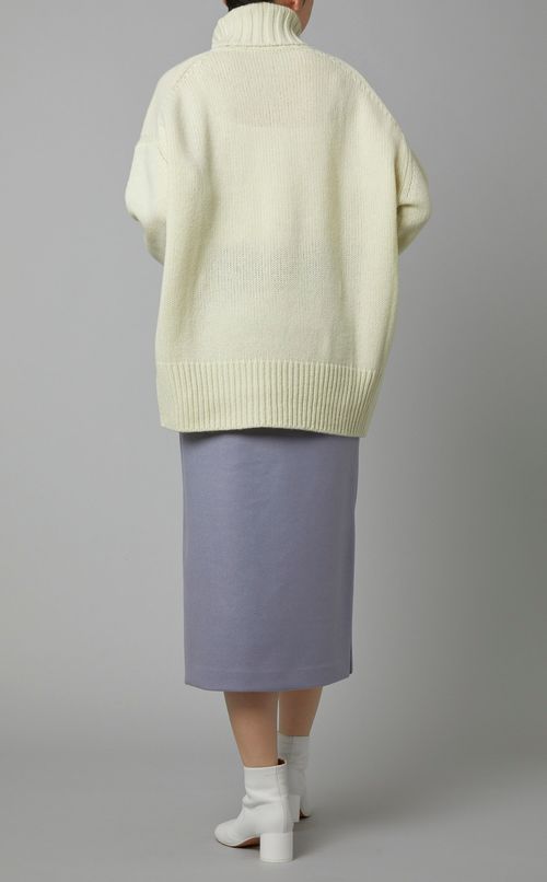 ファインウールタートルネックニットプルオーバー