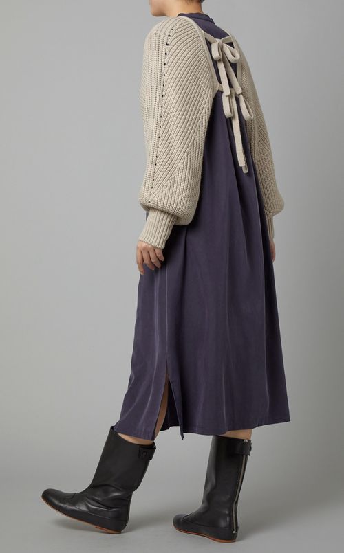 ニットコンビワンピース