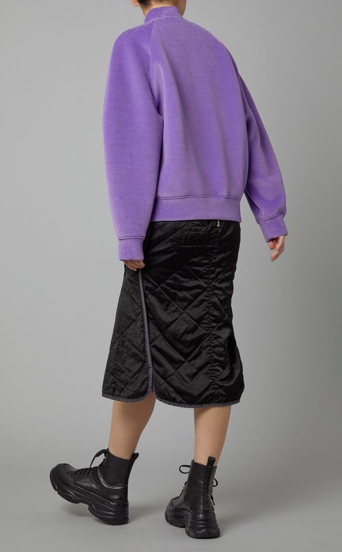 ベルベットタッチショートブルゾン