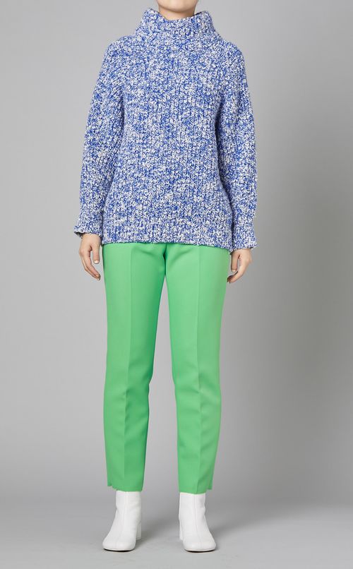 センタープレスハイウエストパンツ