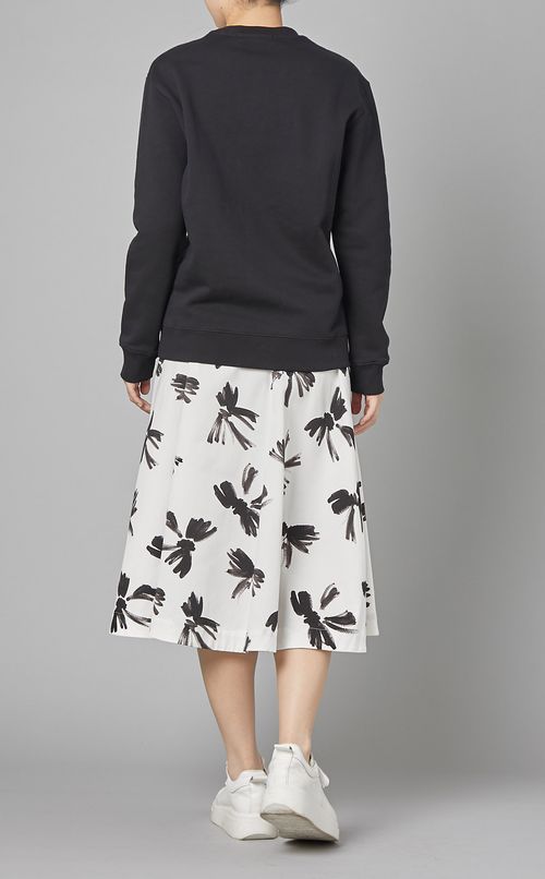 裏起毛センターミニロゴスウェット