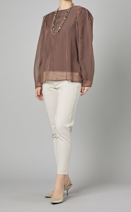 スリムストレッチテーパードパンツ