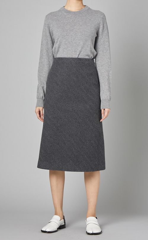 ウールタイトミディスカート