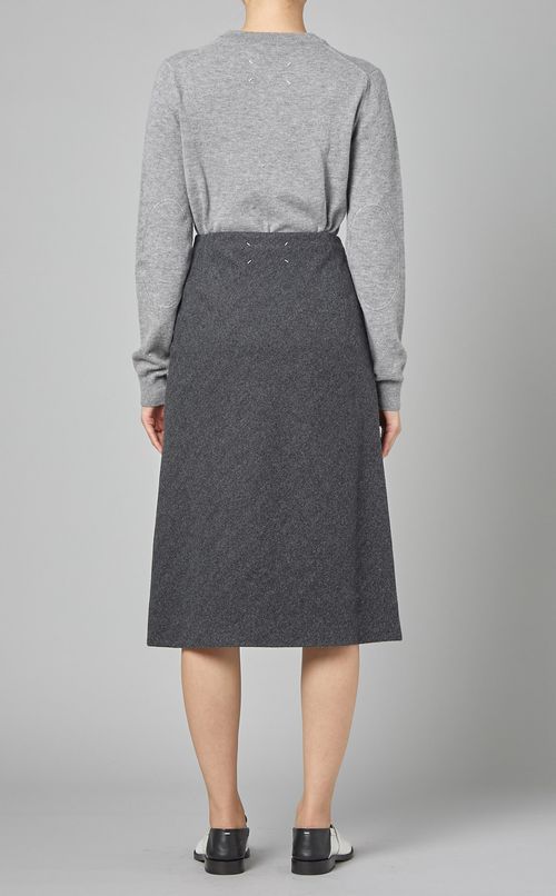 ウールタイトミディスカート