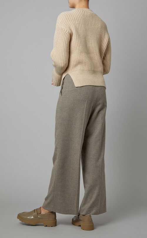 フレアスリーブニットプルオーバー