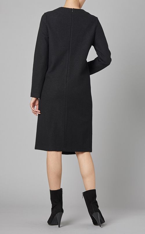 ループパイルタックフレアワンピース