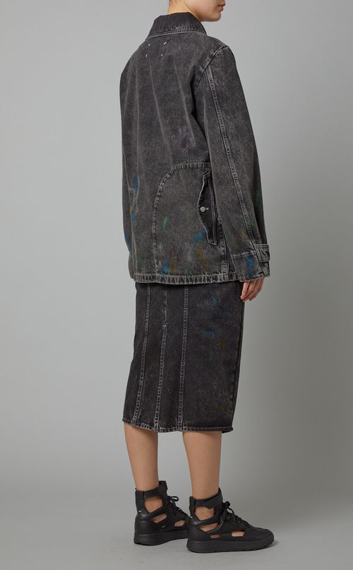 ブラックデニムジャケット