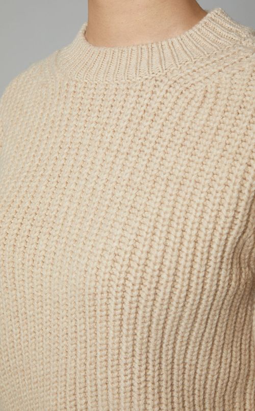 フレアスリーブニットプルオーバー