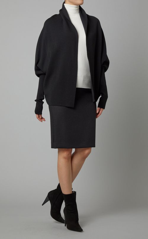ウール着流しカーディガン