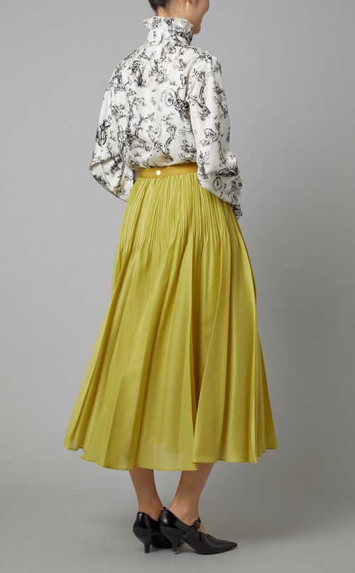 オーガンジープリーツスカート