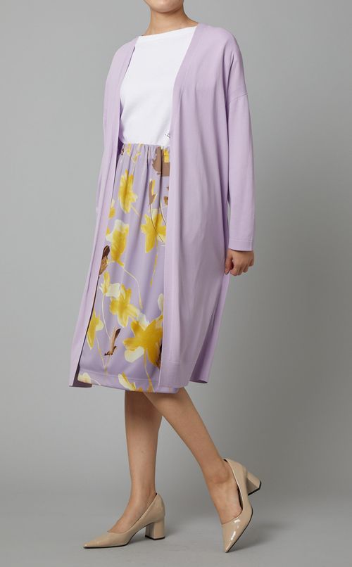 ロングニットカーディガン