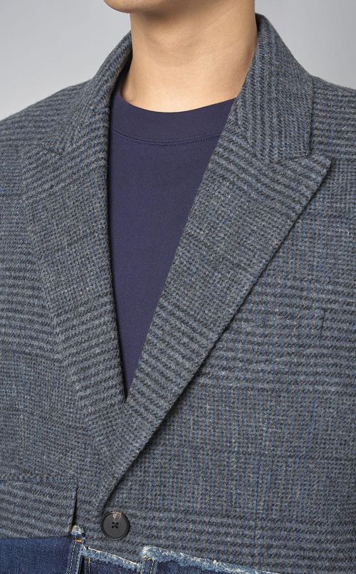 デニムドッキングテーラードベスト