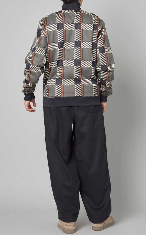 タータンチェックトラックジャケット