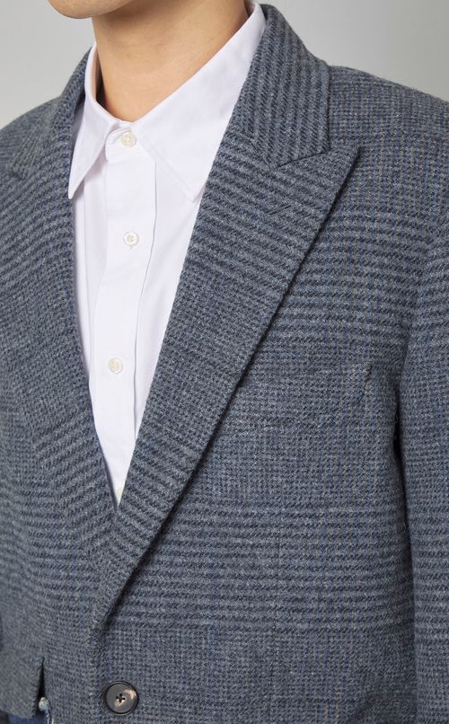 デニムドッキングテーラードジャケット