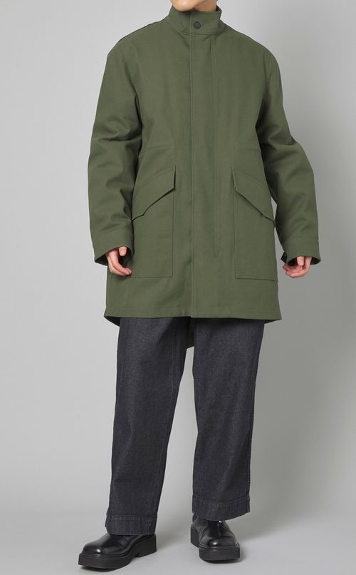 ライナー付きミリタリーコート