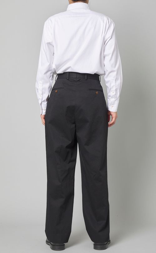 コットン2タックチノパンツ