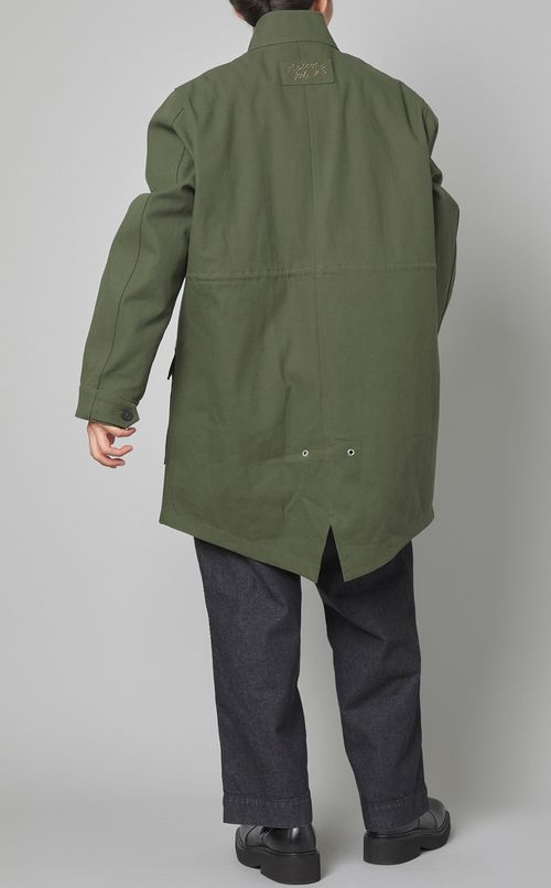 ライナー付きミリタリーコート