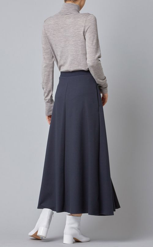 アシンメトリープリーツスカート