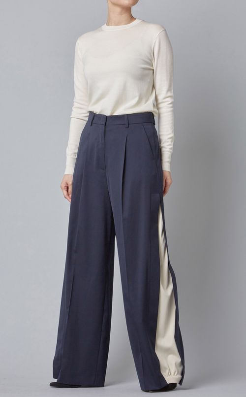 サイドスリットワイドパンツ